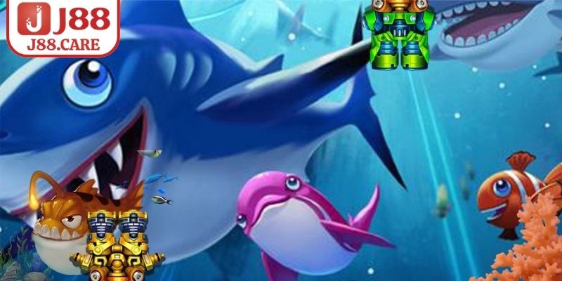 Đánh Cá Vui Vẻ J88 & Quy Tắc Chinh Phục Đại Dương Xanh 2 Những mục tiêu và kho vũ khí trong game